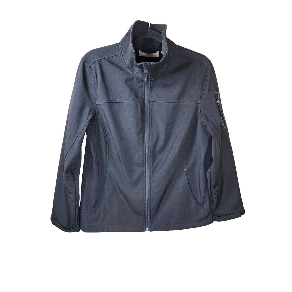 ​Freetech Womens L Black Activewear Full Zip Soft Shell Jacket